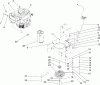 Rasenmäher für Großflächen 30342 - Toro Mid-Size ProLine Mower, T-Bar, Gear Drive, 17 HP, 52" Side Discharge Deck (SN: 250000001 - 250999999) (2005) Spareparts ENGINE INSTALLATION ASSEMBLY