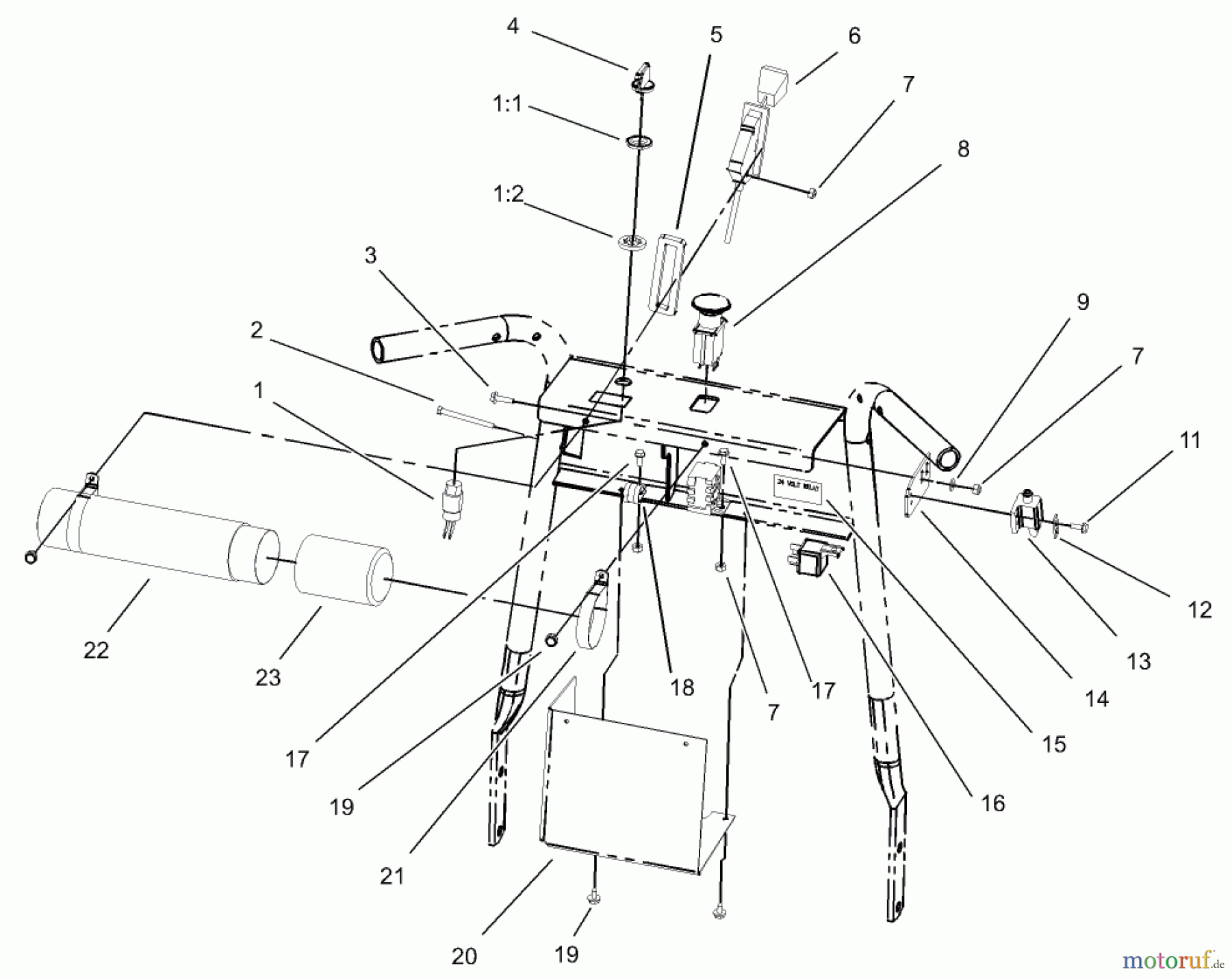  Rasenmäher für Großflächen 30432 - Toro Mid-Size ProLine Mower, Pistol Grip, Gear Drive, 17 HP, 52