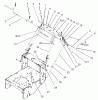Rasenmäher für Großflächen 30432 - Toro Mid-Size ProLine Mower, Pistol Grip, Gear Drive, 17 hp, 52" Side Discharge Deck (SN: 230000001 - 230999999) (2003) Spareparts UPPER HANDLE ASSEMBLY