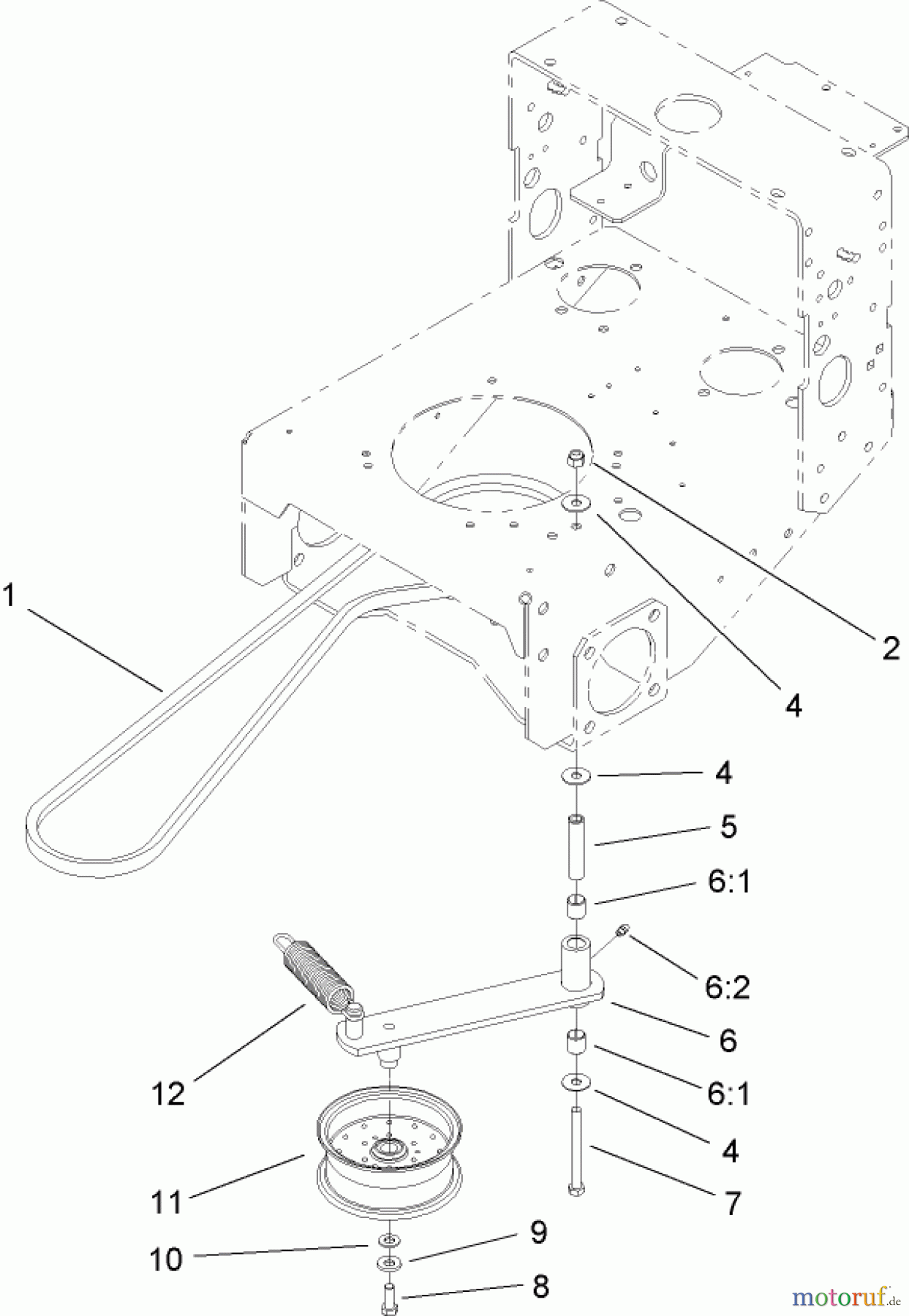  Rasenmäher für Großflächen 30437 - Toro Mid-Size ProLine Mower, Pistol Grip, Gear Drive, 15 HP, 44