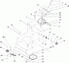 Rasenmäher für Großflächen 30438 - Toro Mid-Size ProLine Mower, Pistol Grip, Gear Drive, 17 HP, 52" Side Discharge Deck (SN: 240000001 - 240999999) (2004) Spareparts TRANSMISSION DRIVE ASSEMBLY