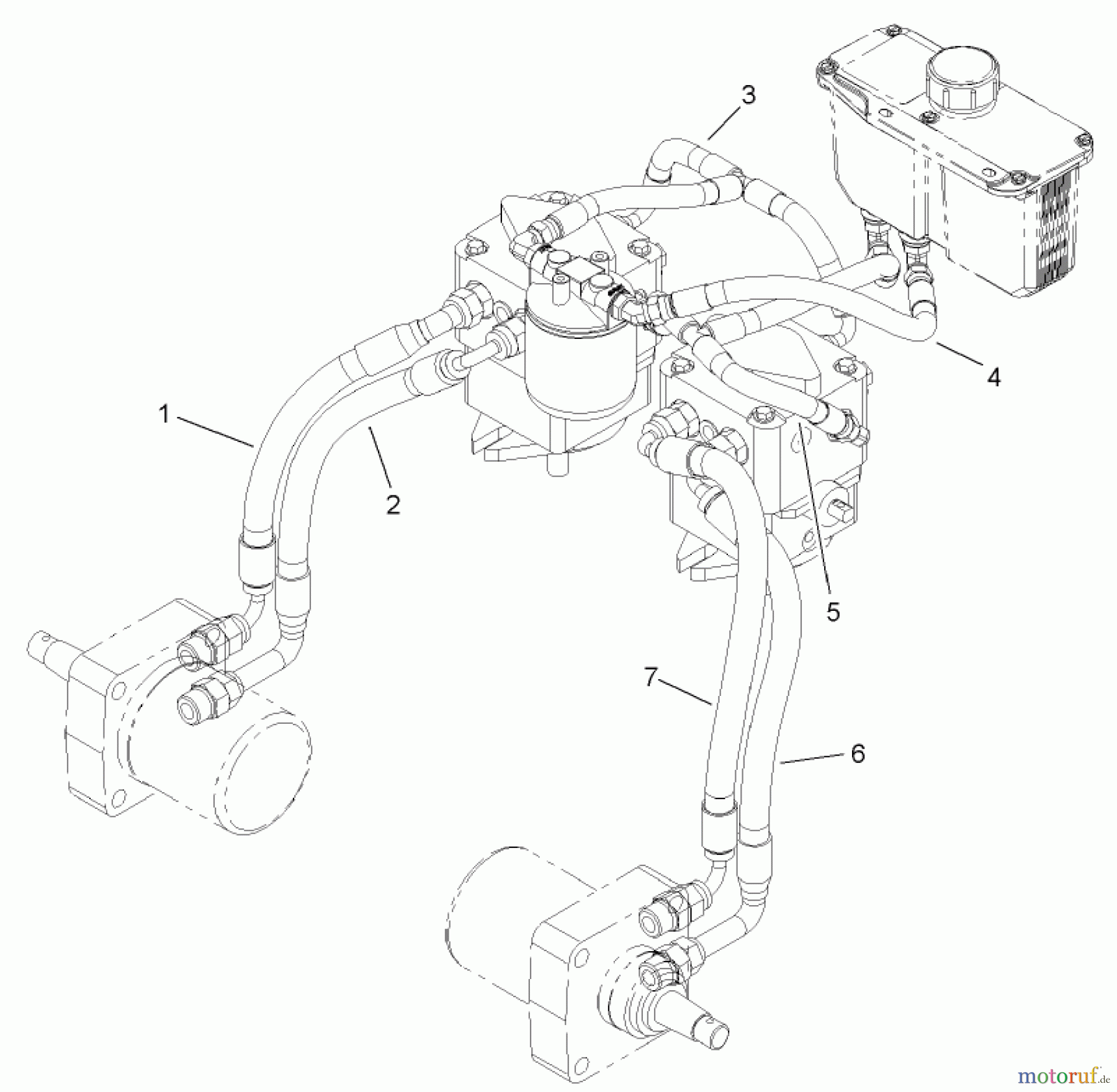  Rasenmäher für Großflächen 30440 - Toro Mid-Size ProLine Mower, Pistol Grip, Hydro Drive, 17 HP, 44