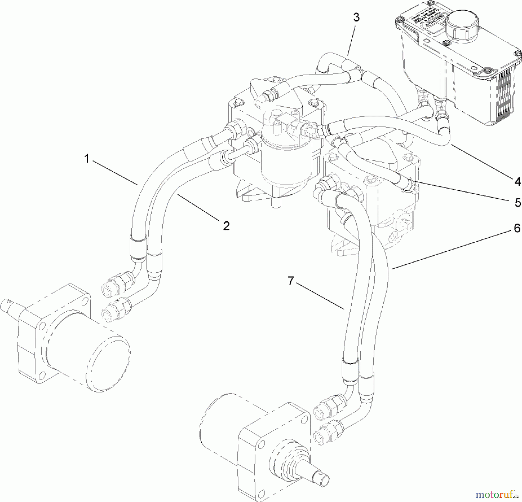  Rasenmäher für Großflächen 30440 - Toro Mid-Size ProLine Mower, Pistol Grip, Hydro Drive, 17 HP, 44