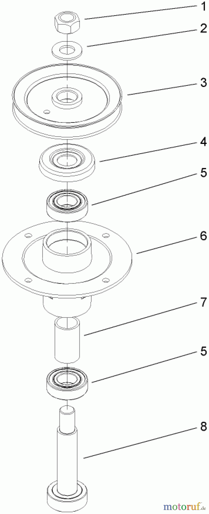  Rasenmäher für Großflächen 30440 - Toro Mid-Size ProLine Mower, Pistol Grip, Hydro Drive, 17 HP, 44