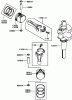 Rasenmäher für Großflächen 30519 - Toro Mid-Size ProLine Mower, Pistol Grip, Gear Drive, 13 HP, 36" Side Discharge Deck (SN: 240000001 - 240999999) (2004) Spareparts PISTON AND CRANKSHAFT ASSEMBLY KAWASAKI FH381V-AS25
