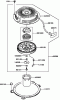 Rasenmäher für Großflächen 30519 - Toro Mid-Size ProLine Mower, Pistol Grip, Gear Drive, 13 HP, 36" Side Discharge Deck (SN: 240000001 - 240999999) (2004) Spareparts STARTER ASSEMBLY KAWASAKI FH381V-AS25