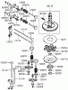 Rasenmäher für Großflächen 30519 - Toro Mid-Size ProLine Mower, Pistol Grip, Gear Drive, 13 HP, 36" Side Discharge Deck (SN: 250000001 - 250999999) (2005) Spareparts VALVE AND CAMSHAFT ASSEMBLY KAWASAKI FH381V-AS25