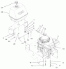 Rasenmäher für Großflächen 30520 - Toro Mid-Size ProLine Mower, Pistol Grip, Gear Drive, 12.5 hp, 32" Side Discharge Deck (SN: 230000001 - 230005000) (2003) Spareparts ENGINE AND FUEL SYSTEM ASSEMBLY