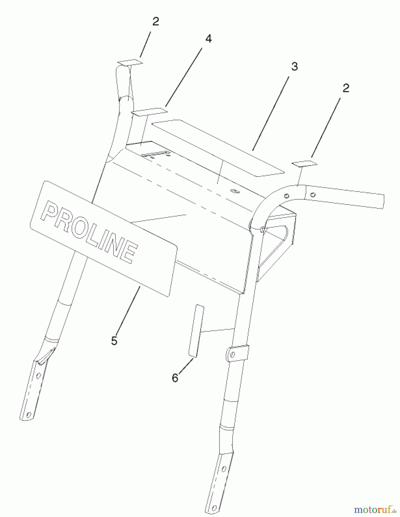  Rasenmäher für Großflächen 30520 - Toro Mid-Size ProLine Mower, Pistol Grip, Gear Drive, 12.5 hp, 32