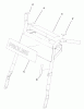 Rasenmäher für Großflächen 30520 - Toro Mid-Size ProLine Mower, Pistol Grip, Gear Drive, 12.5 hp, 32" Side Discharge Deck (SN: 230000001 - 230005000) (2003) Spareparts HANDLE ASSEMBLY NO. 106-2719