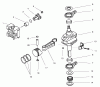 Rasenmäher für Großflächen 30520 - Toro Mid-Size ProLine Mower, Pistol Grip, Gear Drive, 12.5 hp, 32" Side Discharge Deck (SN: 230000001 - 230005000) (2003) Spareparts PISTON/CRANKSHAFT CRANKCASE ASSEMBLY KAWASAKI FB460V-MS14