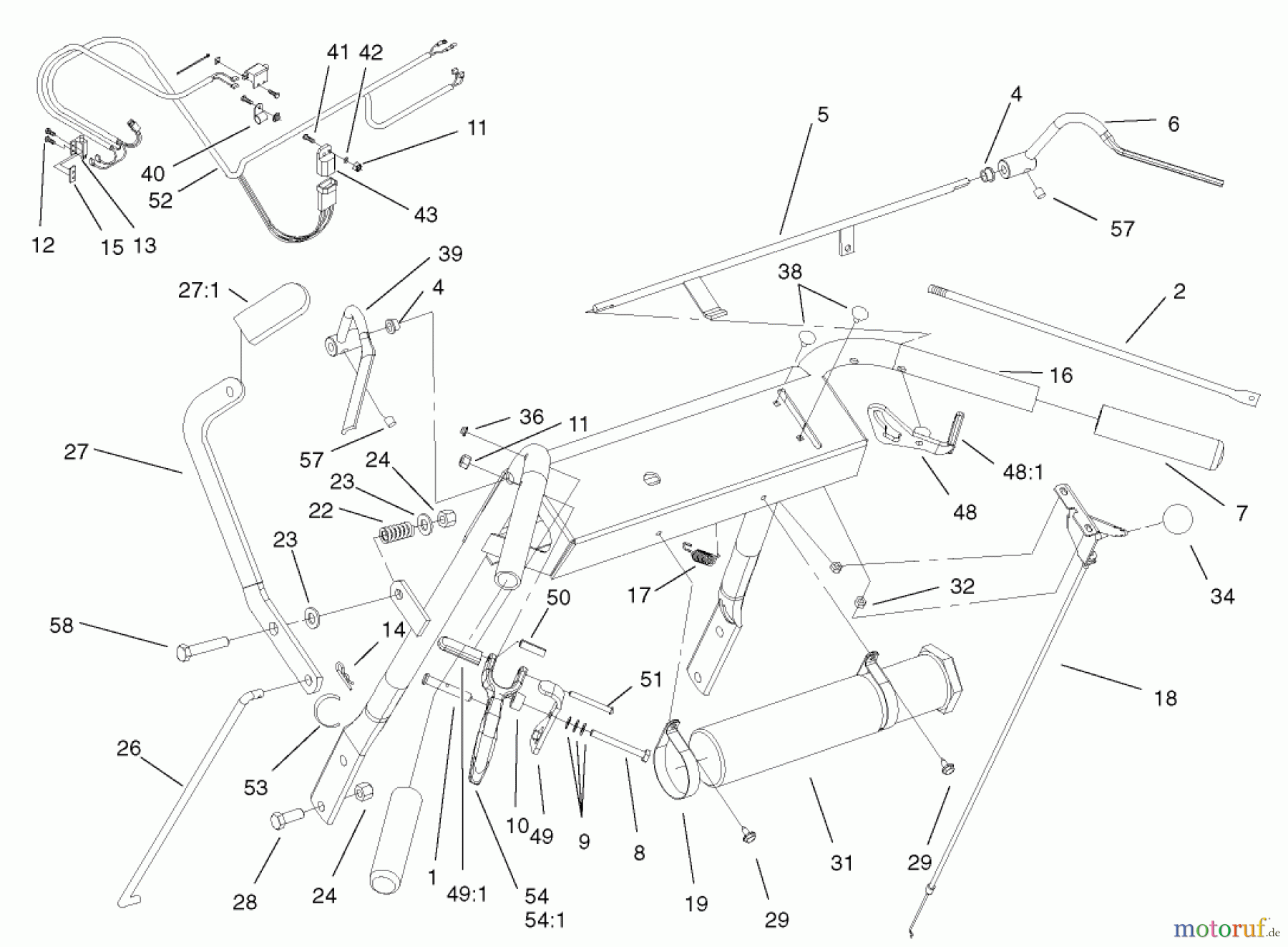  Rasenmäher für Großflächen 30520 - Toro Mid-Size ProLine Mower, Pistol Grip, Gear Drive, 12.5 hp, 32