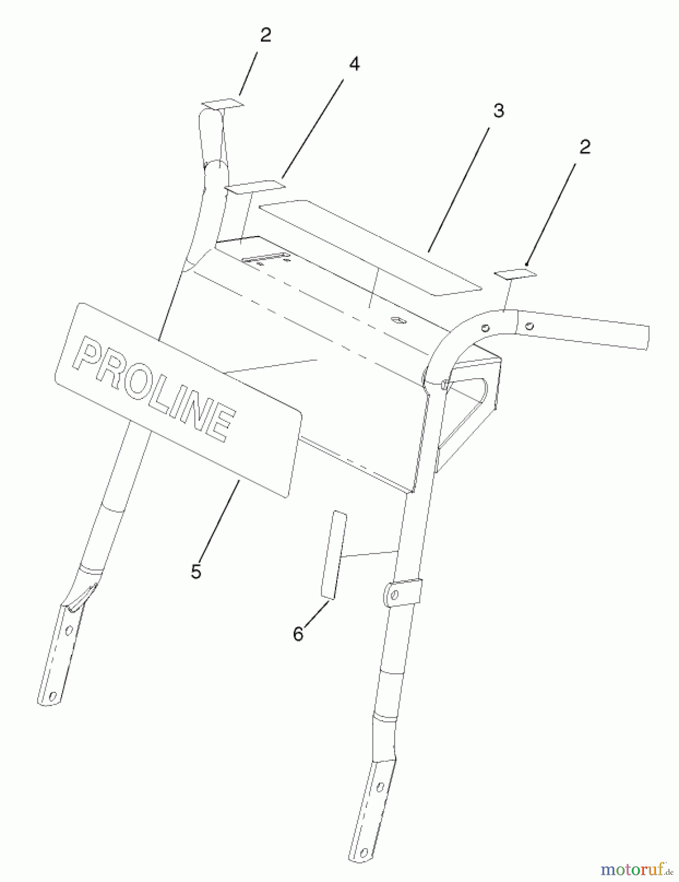  Rasenmäher für Großflächen 30523 - Toro Mid-Size ProLine Mower, Pistol Grip, Gear Drive, 15 hp, 48