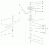 Rasenmäher für Großflächen 30523 - Toro Mid-Size ProLine Mower, Pistol Grip, Gear Drive, 15 hp, 48" Side Discharge Deck (SN: 230000001 - 230005000) (2003) Spareparts SPINDLE ASSEMBLY