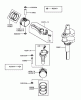 Rasenmäher für Großflächen 30524 - Toro Mid-Size ProLine Mower, Pistol Grip, Hydro Drive, 15 hp, 36" Side Discharge Deck (SN: 230000001 - 230999999) (2003) Spareparts PISTON/CRANKSHAFT ASSEMBLY KAWASAKI FH451V-BS04