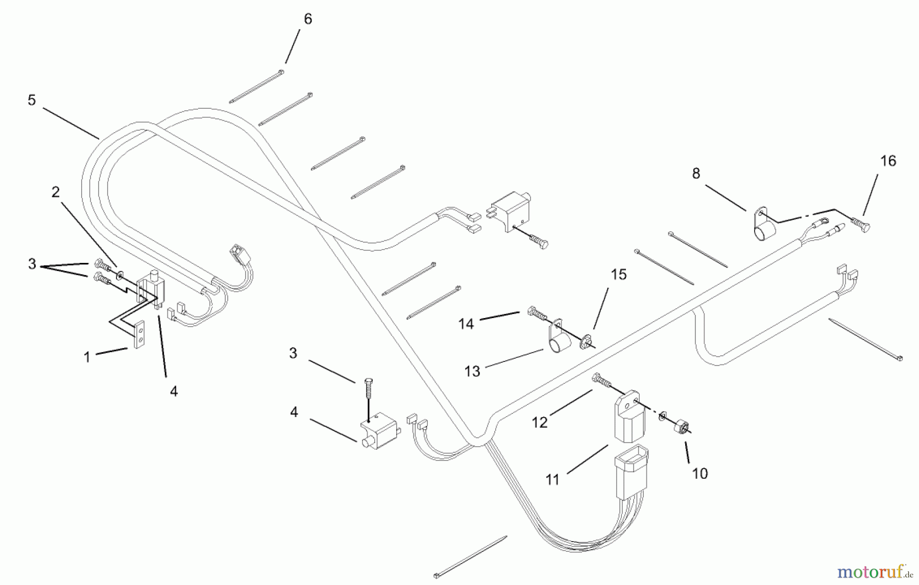  Rasenmäher für Großflächen 30528 - Toro Mid-Size ProLine Mower, Pistol Grip, Hydro Drive, 15 hp, 48