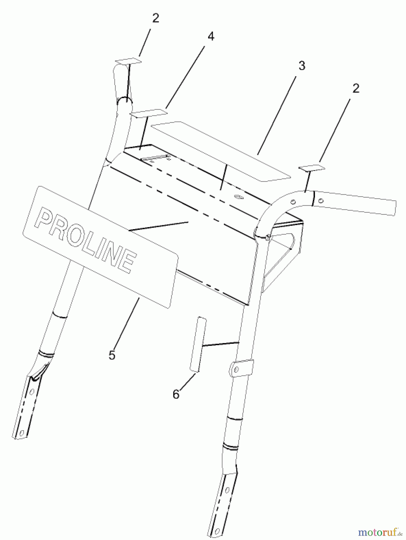  Rasenmäher für Großflächen 30529 - Toro Mid-Size ProLine Mower, Pistol Grip, Gear Drive, 15 hp, 36