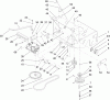 Rasenmäher für Großflächen 30531 - Toro Mid-Size ProLine Mower, Pistol Grip, Gear Drive, 15 hp, 48" Side Discharge Deck (SN: 240000001 - 240999999) (2004) Spareparts TRANSMISSION AND DRIVE PULLEY ASSEMBLY