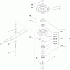 Rasenmäher für Großflächen 30672 - Toro Commercial Walk-Behind Mower, Fixed Deck, T-Bar, Gear Drive, 32" Cutting Unit (SN: 311000001 - 311999999) (2011) Spareparts SPINDLE AND BLADE ASSEMBLY