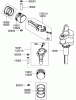 Rasenmäher für Großflächen 30682 - Toro Commercial Walk-Behind Mower, Fixed Deck, Pistol Grip, Gear Drive, 32" Cutting Unit (SN: 290000001 - 290999999) (2009) Spareparts PISTON AND CRANKSHAFT ASSEMBLY KAWASAKI FH430V-CS25