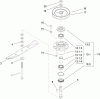 Rasenmäher für Großflächen 30692 - Toro Commercial Walk-Behind Mower, Fixed Deck, T-Bar, Gear Drive, 32" Cutting Unit (SN: 290000001 - 290999999) (2009) Spareparts SPINDLE AND BLADE ASSEMBLY