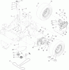 Zerto-Turn Mäher 74145 - Toro Z Master Commercial 2000 Series Riding Mower, 60" TURBO FORCE Side Discharge Deck (SN: 314000001 - 314999999) (2014) Spareparts HYDRO DRIVE SYSTEM ASSEMBLY