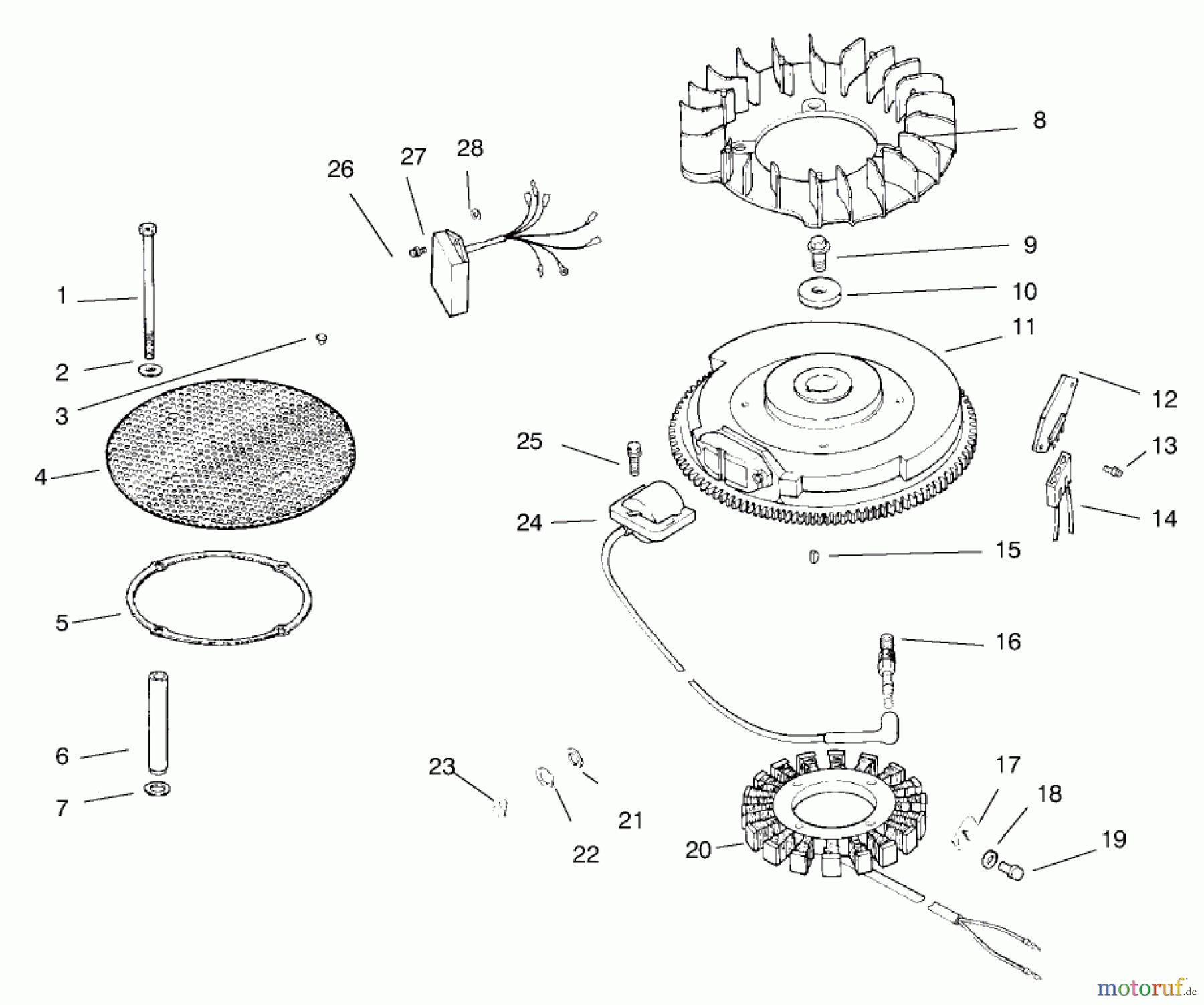  Zerto-Turn Mäher 74160 (Z222) - Toro Z Master Mower (SN: 790001 - 799999) (1997) IGNITION/ELECTRICAL