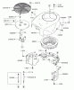 Zerto-Turn Mäher 74161 (Z147) - Toro Z Master Mower, 44" SFS Side Discharge Deck (SN: 240000001 - 240001000) (2004) Spareparts COOLING EQUIPMENT ASSEMBLY KAWASAKI FH500V-ES10