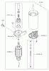 Zerto-Turn Mäher 74161TE (Z147) - Toro Z Master Mower, 112cm SFS Side Discharge Deck (SN: 240000001 - 240001000) (2004) Spareparts STARTER ASSEMBLY KAWASAKI FH500V-ES10