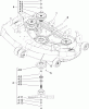 Zerto-Turn Mäher 74161TE (Z147) - Toro Z Master Mower, 112cm SFS Side Discharge Deck (SN: 240001001 - 240999999) (2004) Spareparts DECK SPINDLE ASSEMBLY