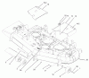 Zerto-Turn Mäher 74165 (Z150) - Toro Z Master Mower, 52" SFS Side Discharge Deck (SN: 240000001 - 240999999) (2004) Spareparts DECK AND WHEEL GAGE ASSEMBLY