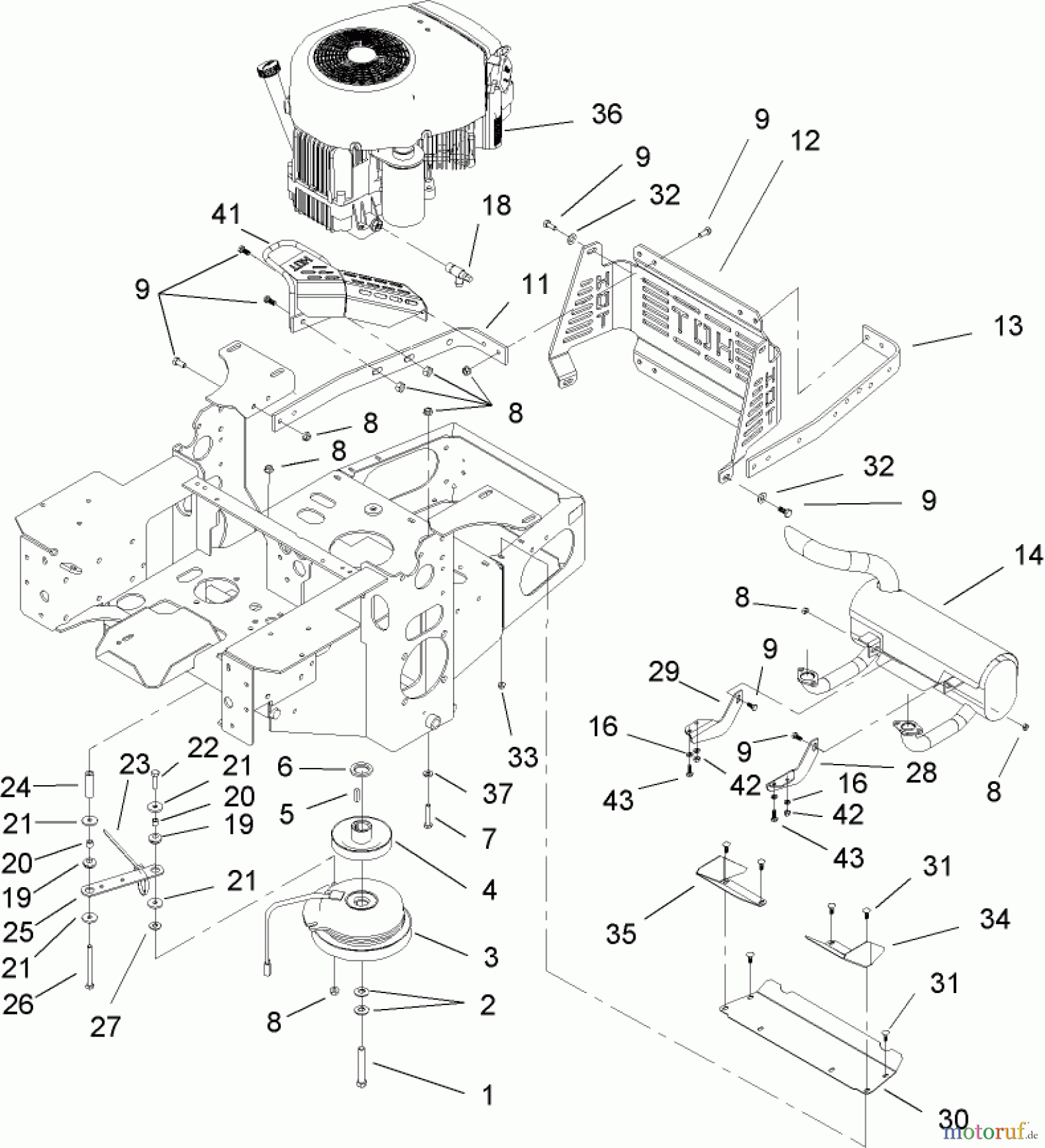  Zerto-Turn Mäher 74165 (Z150) - Toro Z Master Mower, 52