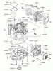 Zerto-Turn Mäher 74167 (Z153) - Toro Z Master Mower, 52" SFS Side Discharge Deck (SN: 240000001 - 240999999) (2004) Spareparts CYLINDER AND CRANKCASE ASSEMBLY KAWASAKI FH680V-AS21