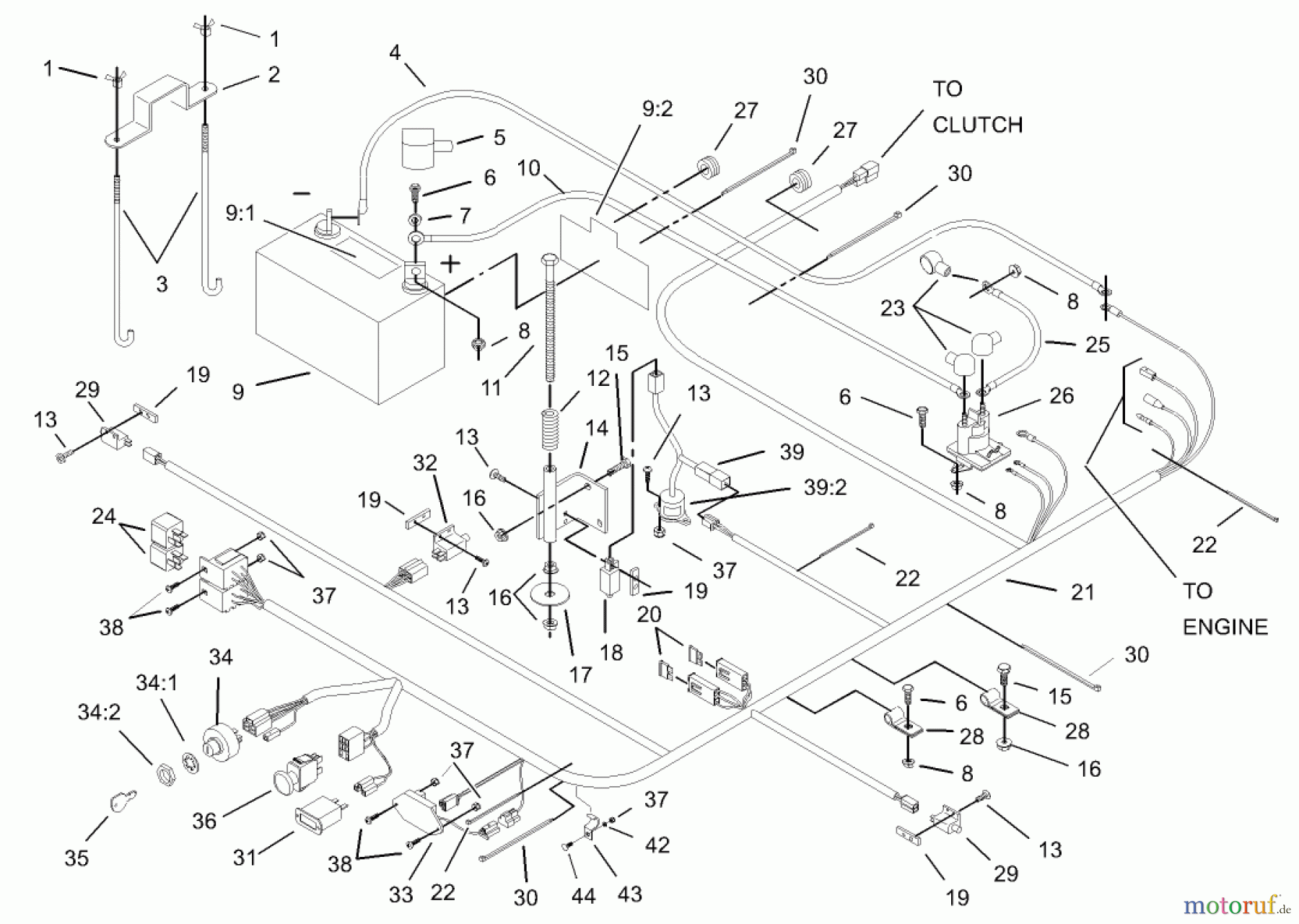  Zerto-Turn Mäher 74167 (Z153) - Toro Z Master Mower, 52