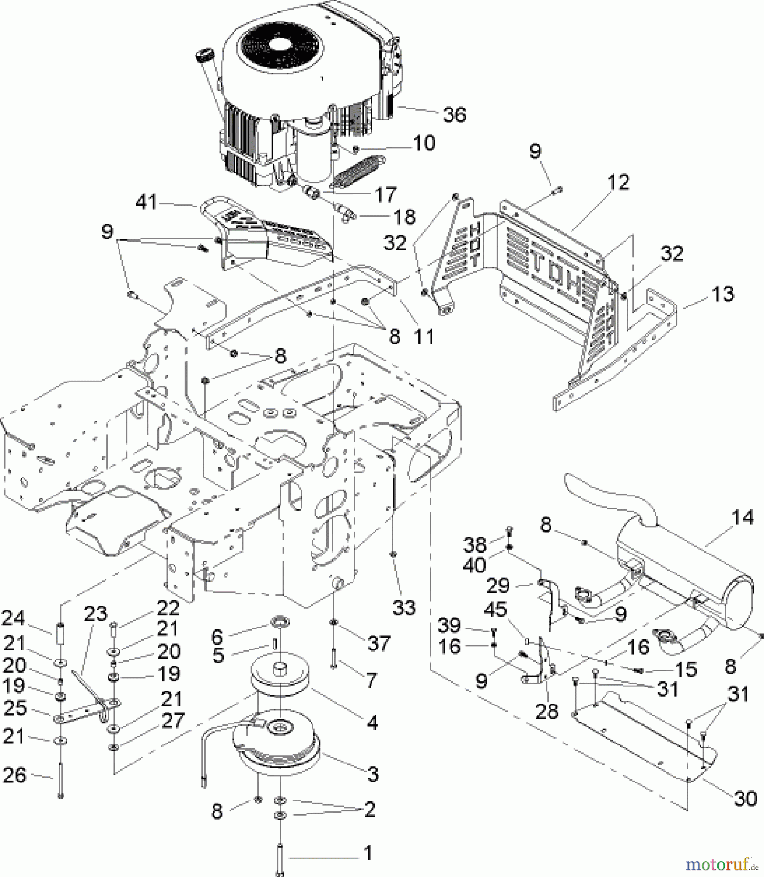  Zerto-Turn Mäher 74167 (Z153) - Toro Z Master Mower, 52