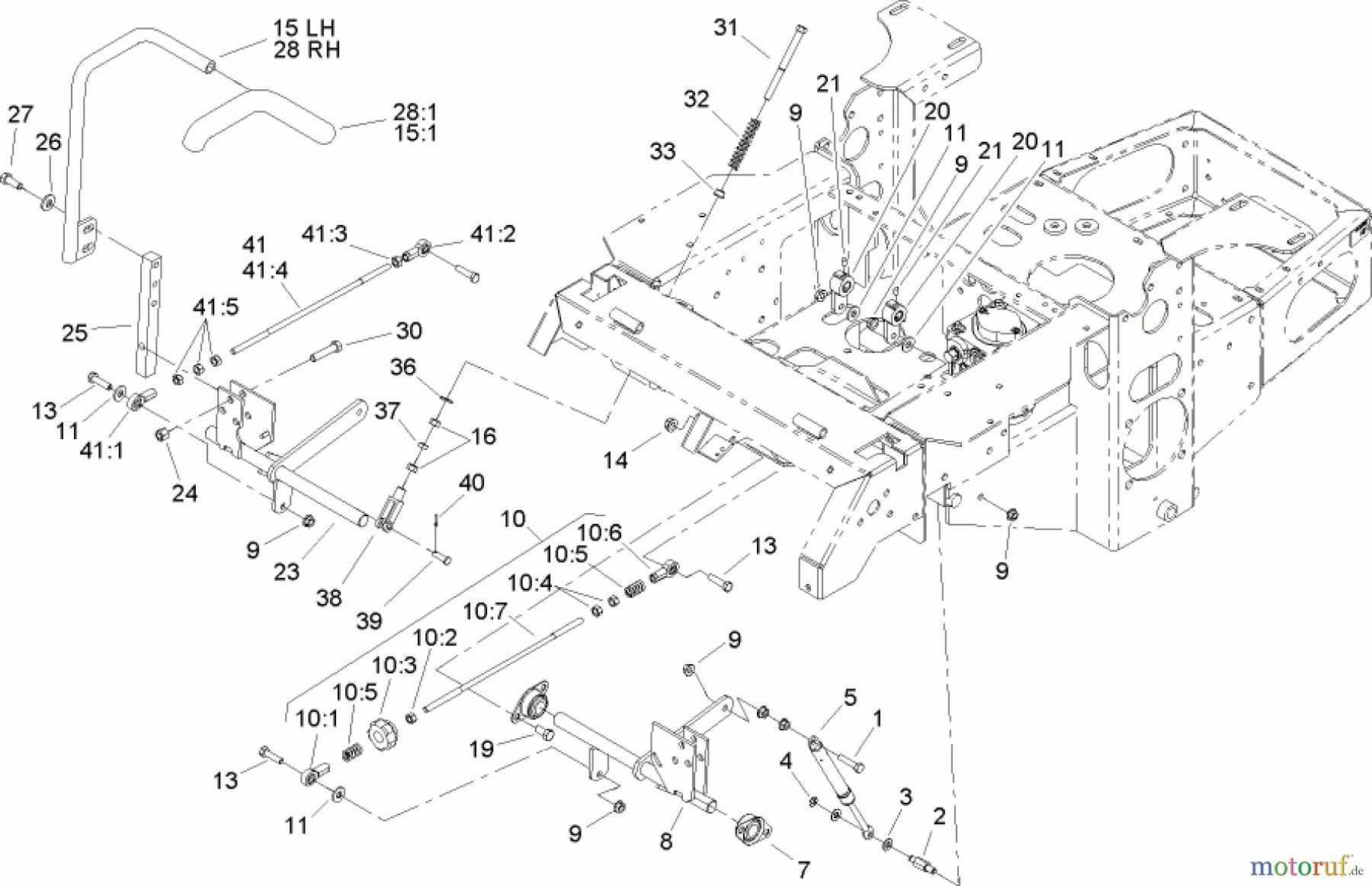  Zerto-Turn Mäher 74167 (Z153) - Toro Z Master Mower, 52