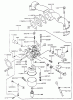 Zerto-Turn Mäher 74170 (Z147) - Toro Z Master Mower, 44" SFS Side Discharge Deck (SN: 990001 - 999999) (1999) Spareparts CARBURETOR ASSEMBLY KAWASAKI FH500V-AS10
