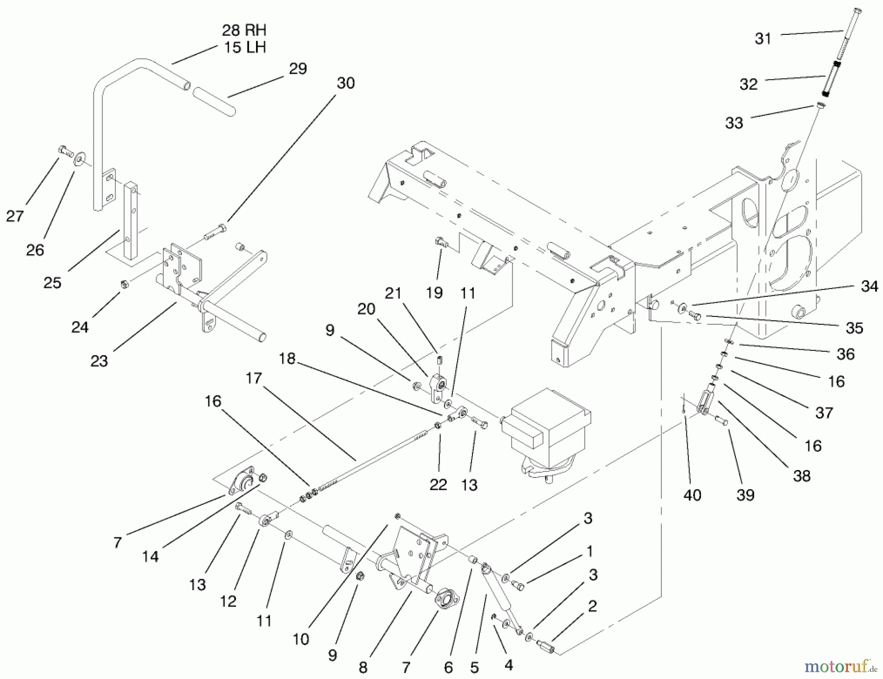  Zerto-Turn Mäher 74170 (Z147) - Toro Z Master Mower, 44