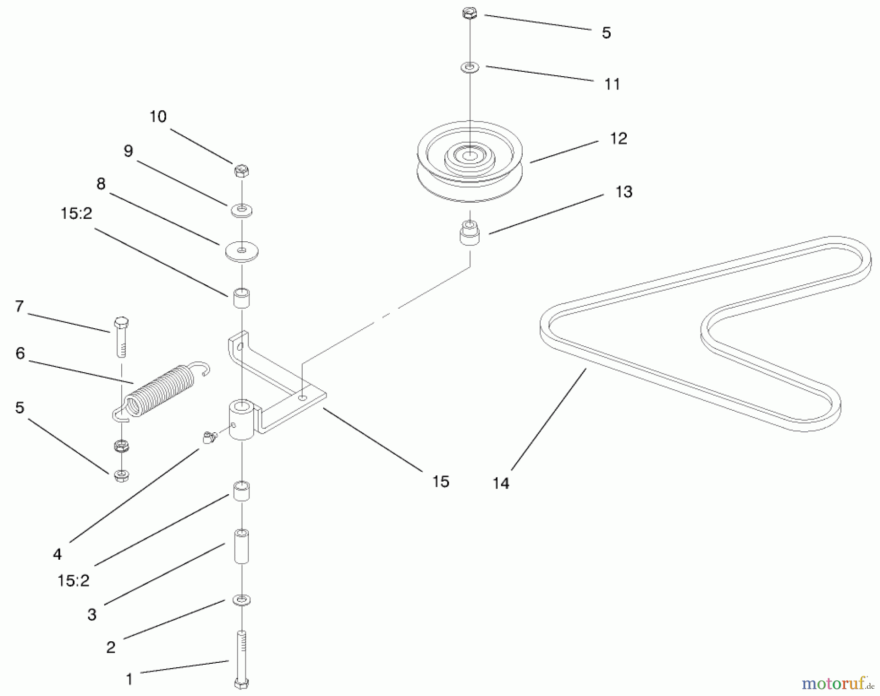  Zerto-Turn Mäher 74170 (Z147) - Toro Z Master Mower, 44