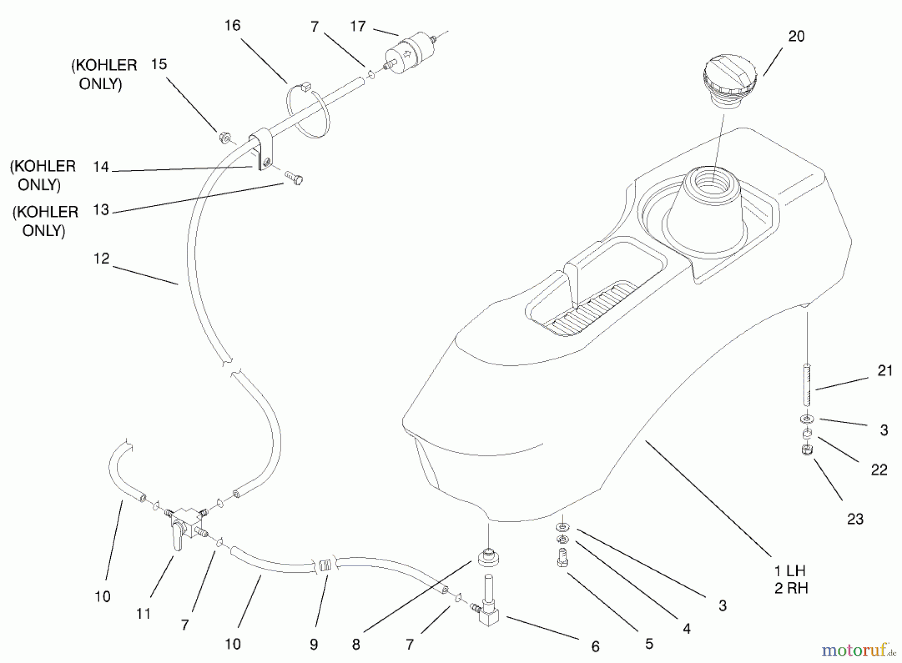  Zerto-Turn Mäher 74171 (Z150) - Toro Z Master Mower, 44