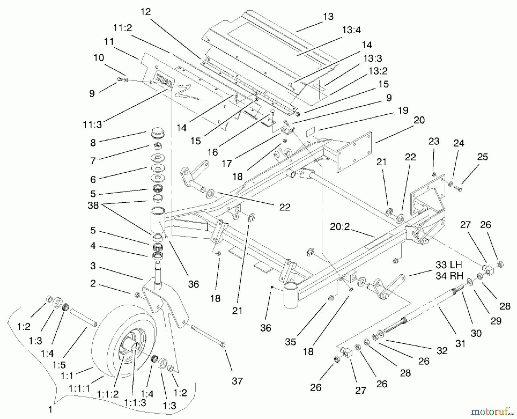  Zerto-Turn Mäher 74172 (Z150) - Toro Z Master Mower, 52