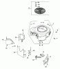 Zerto-Turn Mäher 74172 (Z150) - Toro Z Master Mower, 52" SFS Side Discharge Deck (SN: 200000001 - 200999999) (2000) Spareparts GROUP 6 BLOWER HOUSING & BAFFLES ASSEMBLY