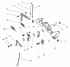 Zerto-Turn Mäher 74172 (Z150) - Toro Z Master Mower, 52" SFS Side Discharge Deck (SN: 200000001 - 200999999) (2000) Spareparts GROUP 9 ENGINE CONTROLS ASSEMBLY