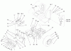 Zerto-Turn Mäher 74172 (Z150) - Toro Z Master Mower, 52" SFS Side Discharge Deck (SN: 200000001 - 200999999) (2000) Spareparts MAIN FRAME