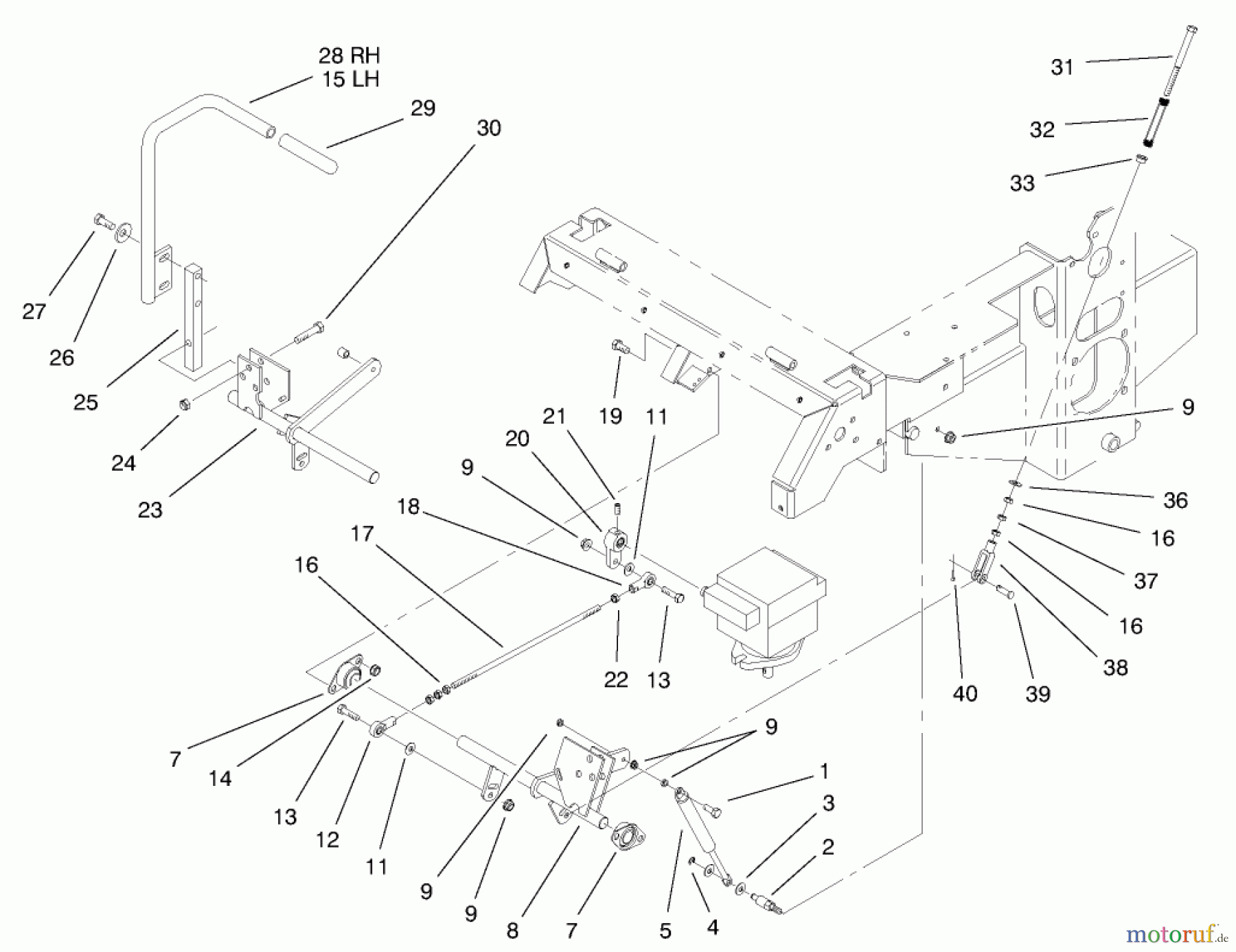  Zerto-Turn Mäher 74172 (Z150) - Toro Z Master Mower, 52