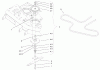 Zerto-Turn Mäher 74173 (Z149) - Toro Z Master Mower, 52" SFS Side Discharge Deck (SN: 990001 - 999999) (1999) Spareparts BLADE, SPINDLE AND BELT ASSEMBLY