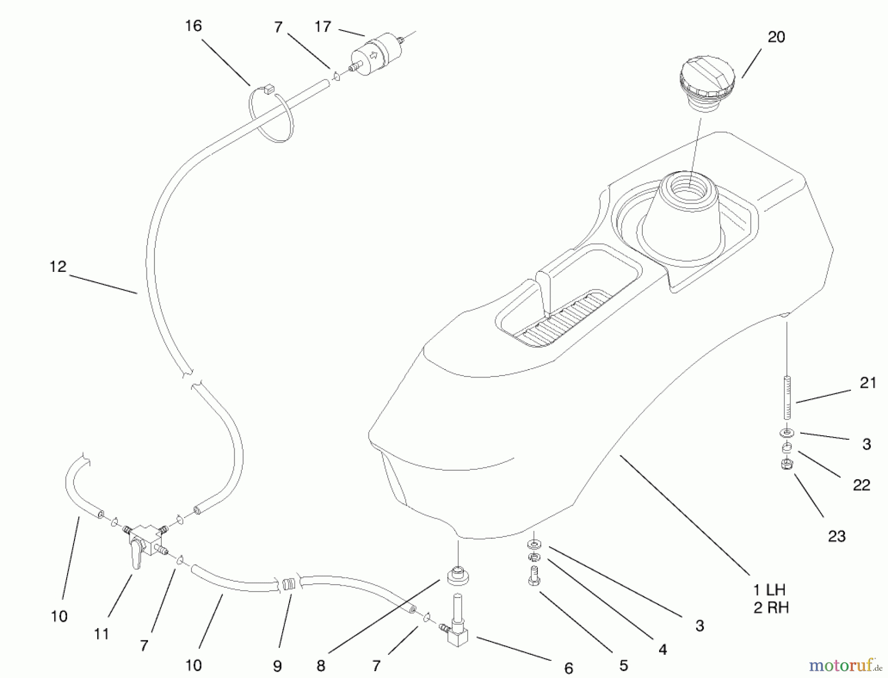  Zerto-Turn Mäher 74173 (Z149) - Toro Z Master Mower, 52