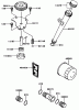 Zerto-Turn Mäher 74173 (Z149) - Toro Z Master Mower, 52" SFS Side Discharge Deck (SN: 990001 - 999999) (1999) Spareparts LUBRICATION-EQUIPMENT ASSEMBLY KAWASAKI FH601V-S07