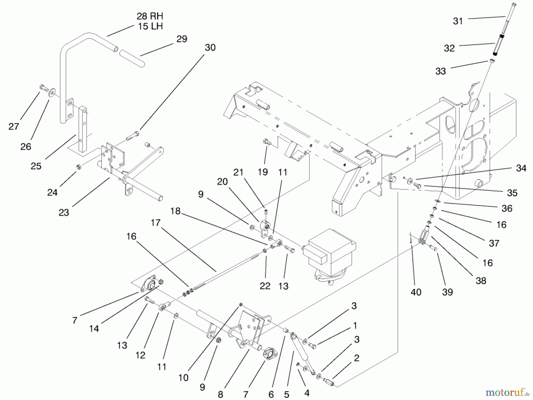  Zerto-Turn Mäher 74173 (Z149) - Toro Z Master Mower, 52