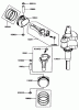 Zerto-Turn Mäher 74173 (Z149) - Toro Z Master Mower, 52" SFS Side Discharge Deck (SN: 990001 - 999999) (1999) Spareparts PISTON/CRANKSHAFT ASSEMBLY KAWASAKI FH601V-S07